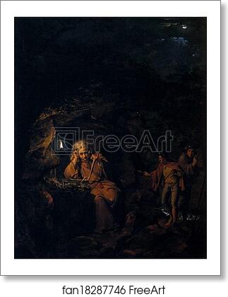 Free art print of A Philosopher by Lamp Light by Joseph Wright Of Derby