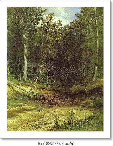 Free art print of Forest Stream by Ivan Shishkin Free art print of Forest Stream by Ivan Shishkin