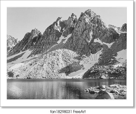 Free art print of Kearsarge Pinnacles, Kings River Canyon (Proposed as a national park), California, 1936. Photographs of National Parks and Monuments, compiled 1941 - 1942, documenting the period ca. 1933 - 1942. by Ansel Adams (1902-1984) Free art print of Kearsarge Pinnacles, Kings River Canyon (Proposed as a national park), California, 1936. Photographs of National Parks and Monuments, compiled 1941 - 1942, documenting the period ca. 1933 - 1942. by Ansel Adams (1902-1984)
