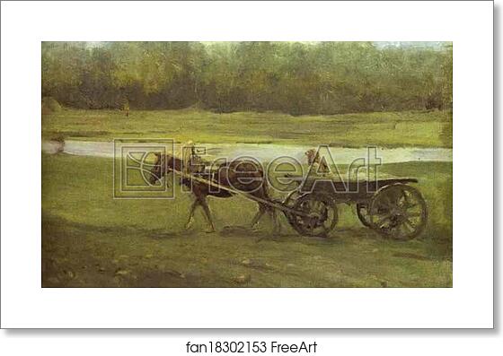 Free art print of Peasant Woman in a Cart by Valentin Serov Free art print of Peasant Woman in a Cart by Valentin Serov