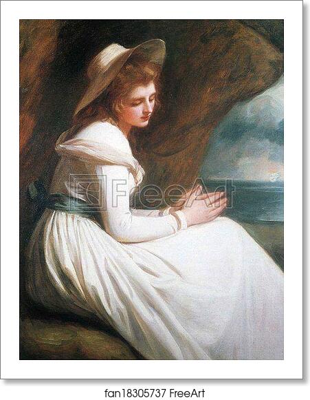 Free art print of Emma Hart in a Cavern by George Romney Free art print of Emma Hart in a Cavern by George Romney