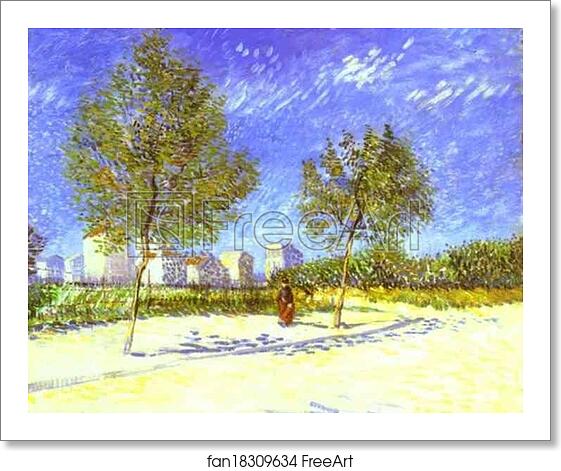 Free art print of On the Outskirts of Paris by Vincent Van Gogh Free art print of On the Outskirts of Paris by Vincent Van Gogh