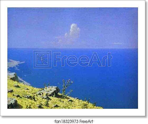 Free art print of The Sea. The Crimea by Arkhip Kuinji