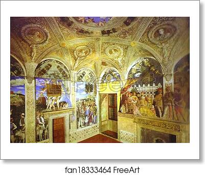 Free art print of View of the West and North Walls by Andrea Mantegna