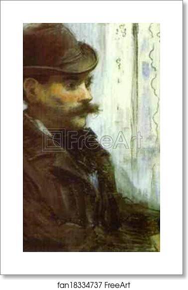 Free art print of Man in a Round Hat (Alphonse Maureau) by Edouard Manet Free art print of Man in a Round Hat (Alphonse Maureau) by Edouard Manet