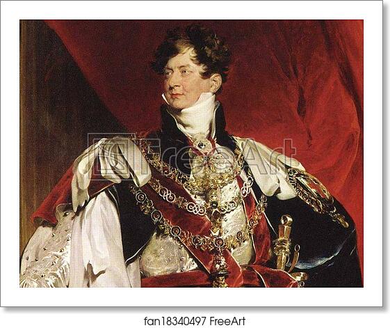 Free art print of George IV. Detail by Sir Thomas Lawrence Free art print of George IV. Detail by Sir Thomas Lawrence