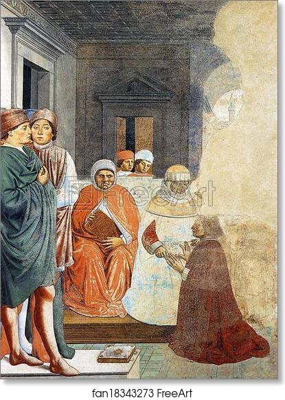 Free art print of St. Augustine at the University of Carthage by Benozzo Gozzoli