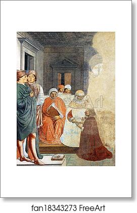 Free art print of St. Augustine at the University of Carthage by Benozzo Gozzoli