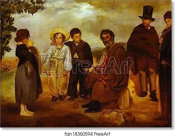 Free art print of The Old Musician by Edouard Manet