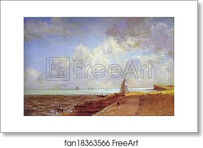 Free art print of Harwich Light-House by John Constable
