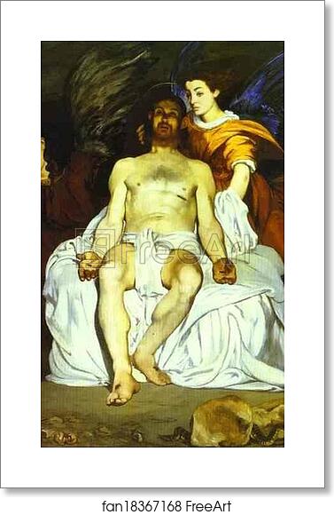 Free art print of The Angels at Christ's Tomb. (Les Anges au tombeau du Christ, Le Christ mort aux anges) by Edouard Manet Free art print of The Angels at Christ's Tomb. (Les Anges au tombeau du Christ, Le Christ mort aux anges) by Edouard Manet