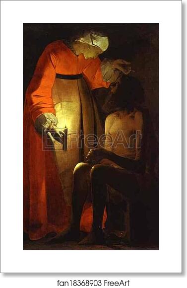 Free art print of Job and his Wife by Georges De La Tour Free art print of Job and his Wife by Georges De La Tour