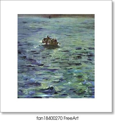 Free art print of The Escape of Rochefort by Edouard Manet