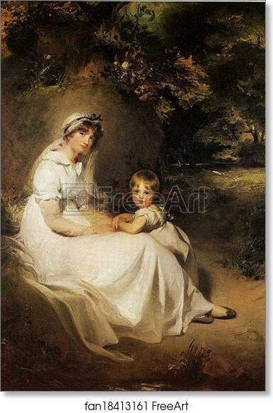 Free art print of Lady Templetown and Her Son by Sir Thomas Lawrence