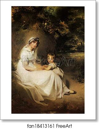Free art print of Lady Templetown and Her Son by Sir Thomas Lawrence