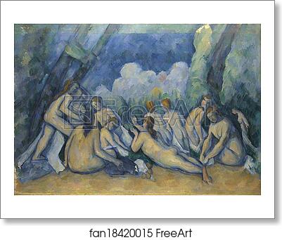 Free art print of Bathers (Les Grandes Baigneuses) by Paul Cézanne Free art print of Bathers (Les Grandes Baigneuses) by Paul Cézanne