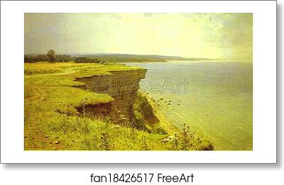 Free art print of On the Shore of the Gulf of Finland. Udrias Near Narva by Ivan Shishkin