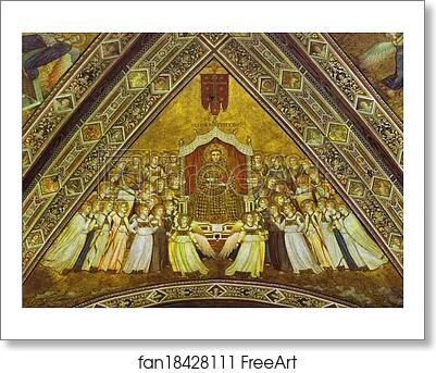 Free art print of St. Francis in Glory by Giotto