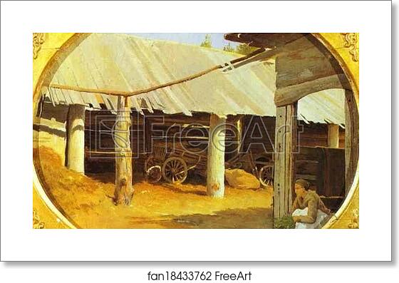 Free art print of Peasant's Courtyard by Feodor Vasilyev Free art print of Peasant's Courtyard by Feodor Vasilyev