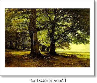 Free art print of The Teutoburg Forest by Ivan Shishkin
