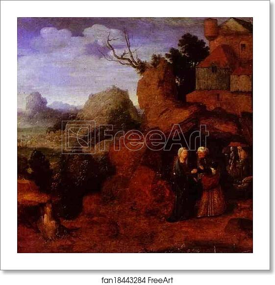 Free art print of The Visitation by Jan Van Scorel Free art print of The Visitation by Jan Van Scorel