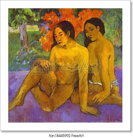 Free art print of And the Gold of Their Bodies (Et l'or de leurs corps) by Paul Gauguin