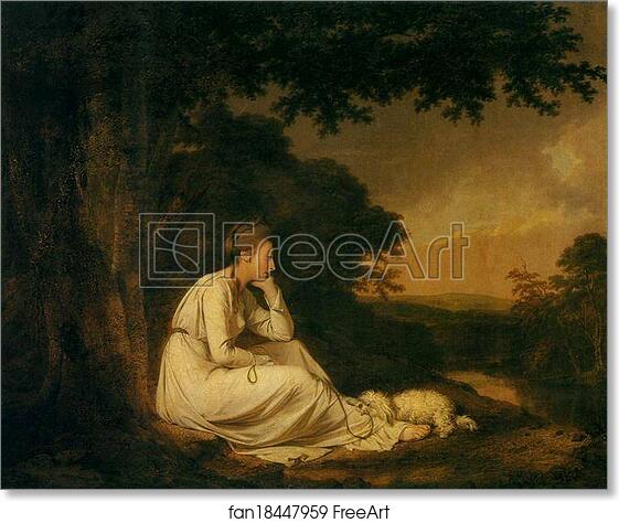 Free art print of Maria, from Sterne by Joseph Wright Of Derby