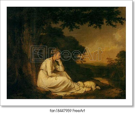 Free art print of Maria, from Sterne by Joseph Wright Of Derby Free art print of Maria, from Sterne by Joseph Wright Of Derby