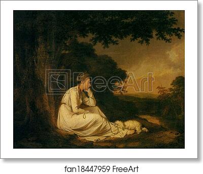 Free art print of Maria, from Sterne by Joseph Wright Of Derby