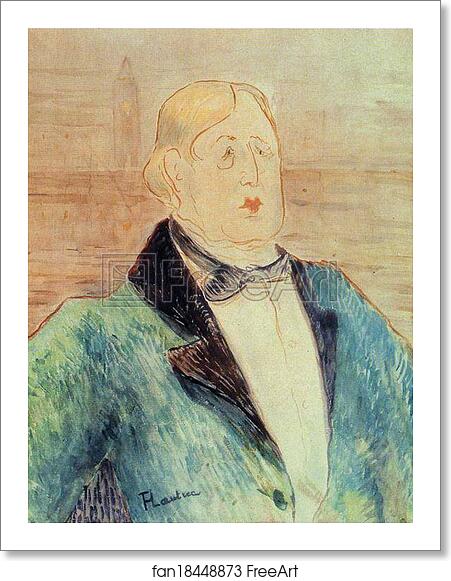 Free art print of Oscar Wilde by Henri De Toulouse-Lautrec