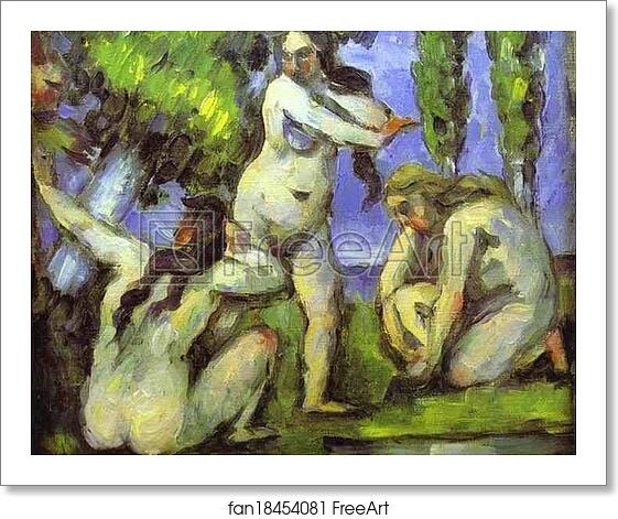Free art print of Three Bathers by Paul Cézanne Free art print of Three Bathers by Paul Cézanne