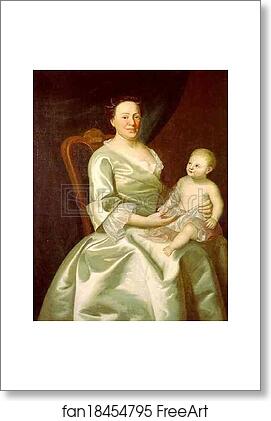 Free art print of Portrait of Mrs. Daniel Rea and Child by John Singleton Copley