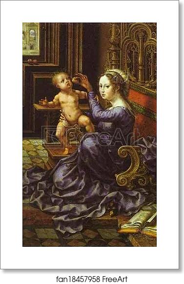 Free art print of Madonna and Child by Jan Gossaert, Called Mabuse Free art print of Madonna and Child by Jan Gossaert, Called Mabuse