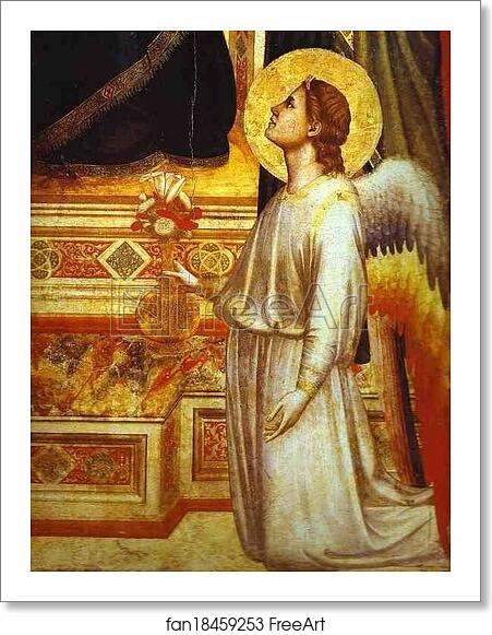 Free art print of Madonna and Child Enthroned with Saints (Ognissanti Madonna). Detail by Giotto Free art print of Madonna and Child Enthroned with Saints (Ognissanti Madonna). Detail by Giotto