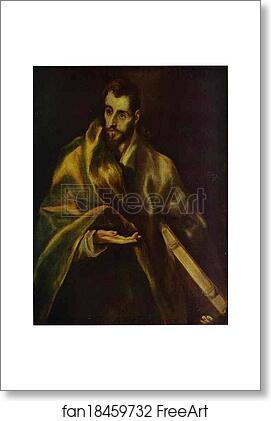 Free art print of St. James the Greater by El Greco