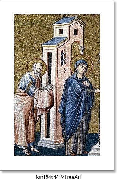 Free art print of Presentation in the Temple. Detail by Pietro Cavallini Free art print of Presentation in the Temple. Detail by Pietro Cavallini