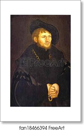 Free art print of Portrait of A Lord of Köckerits by Lucas Cranach The Elder