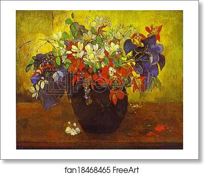 Free art print of Bouquet of Flowers by Paul Gauguin
