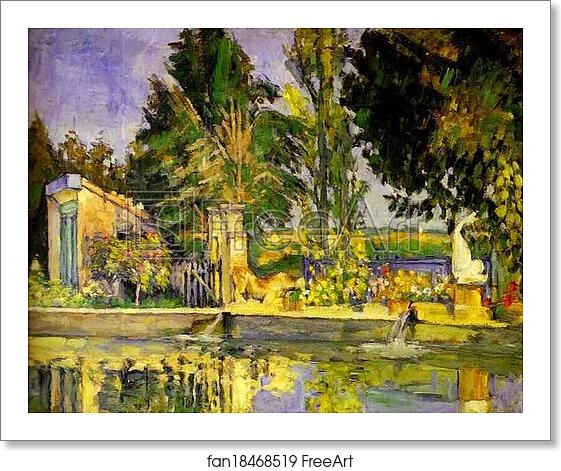 Free art print of Jas de Bouffan, the Pool (Jas de Bouffan, le bassin) by Paul Cézanne Free art print of Jas de Bouffan, the Pool (Jas de Bouffan, le bassin) by Paul Cézanne
