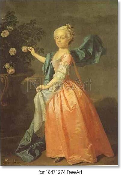Free art print of Portrait of Agnes Murray Kynnynmond by Allan Ramsay