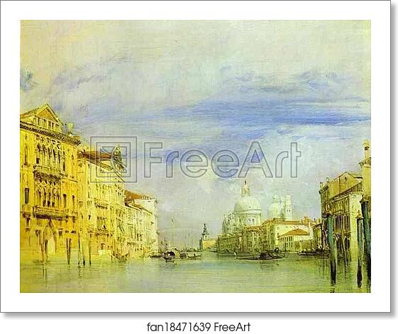 Free art print of Venice. The Grand Canal by Richard Parkes Bonington Free art print of Venice. The Grand Canal by Richard Parkes Bonington