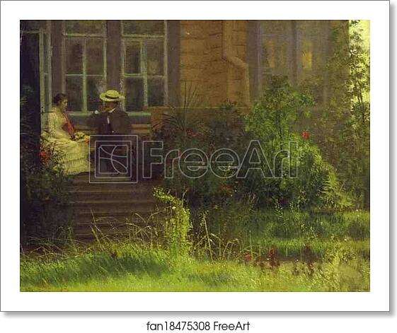 Free art print of On the Balkony. Siverskaya by Ivan Kramskoy Free art print of On the Balkony. Siverskaya by Ivan Kramskoy