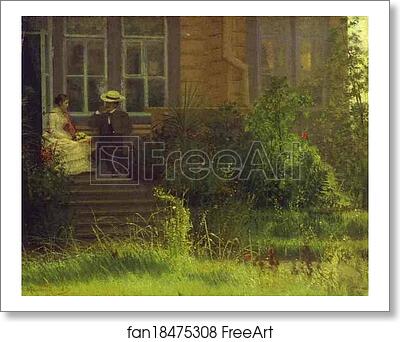 Free art print of On the Balkony. Siverskaya by Ivan Kramskoy Free art print of On the Balkony. Siverskaya by Ivan Kramskoy