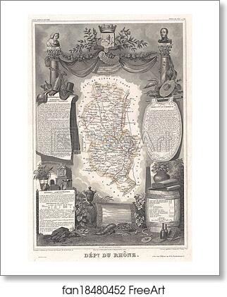 Free art print of Dept. du Rhone. by Victor Jules Levasseur Free art print of Dept. du Rhone. by Victor Jules Levasseur