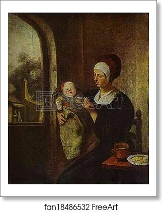 Free art print of Mother and Child by Jan Steen Free art print of Mother and Child by Jan Steen