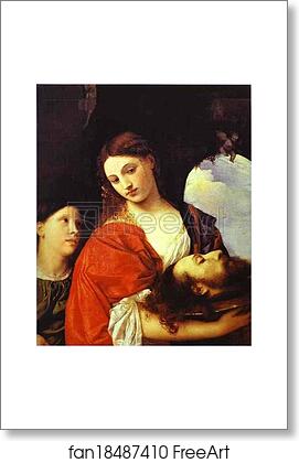 Free art print of Salome by Titian