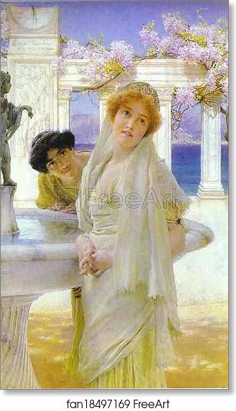 Free art print of A Difference of Opinion by Sir Lawrence Alma-Tadema