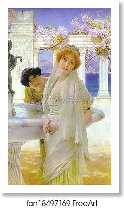 Free art print of A Difference of Opinion by Sir Lawrence Alma-Tadema