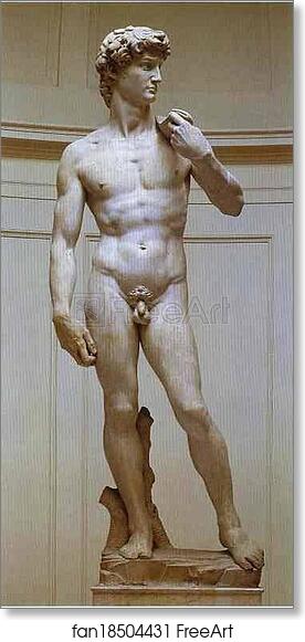 Free art print of David by Michelangelo