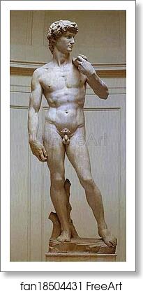 Free art print of David by Michelangelo